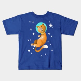 Kitty in Space Kids T-Shirt